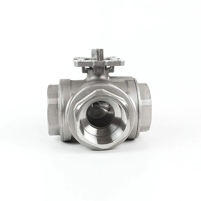 Van bi ba chiều với cổng L gắn trực tiếp ISO 5211